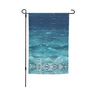 The Deep Blue Sea Garden Drapeau décoratif 30,5 x 45,7 cm Anti-plis et anti-décoloration Convient pour jardin, jardin, pelouse, balcon