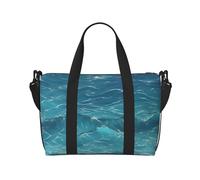 The Deep Blue Sea Hand Sac de voyage pour homme et femme Matériau durable et design élégant, adapté pour les voyages d'affaires et de loisirs, noir, taille unique