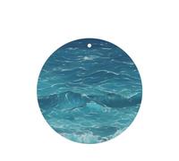 The Deep Blue Sea Lot de 4 désodorisants pour voiture Parfum lavande durable à suspendre pour intérieur de véhicule, décoration parfumée double face pour voiture, maison, armoires