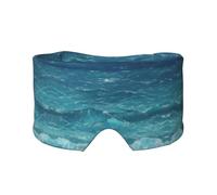 The Deep Blue Sea Masque de sommeil réglable avec cache-oreilles Unisexe 68,1 x 10,9 cm Pour l'intérieur et l'extérieur