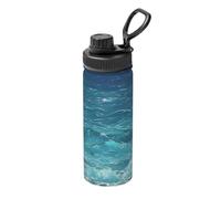 The Deep Blue Sea Mug isotherme imprimé 532 ml - Convient pour l'alpinisme, le camping, la gym, le bureau et un usage quotidien