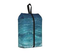 The Deep Blue Sea Sac à chaussures de voyage étanche Organiseur de chaussures pour valise 3 en 1 Pochette de rangement pour baskets de gym