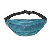 The Deep Blue Sea Sac banane de voyage tendance, adapté pour le sport, la course à pied, le cyclisme, les voyages, la pêche, grand sac banane pour garçons
