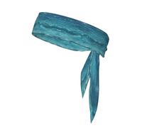 The Deep Blue Sea Sports Head Tie Confortable, Respirant, Mode, Unisexe, Convient pour la Course, le Yoga, le Fitness et d'autres Sports.