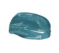 The Deep Ocean Bandeau de sport absorbant la transpiration, respirant, unisexe, convient pour la course à pied, le fitness, le basket-ball