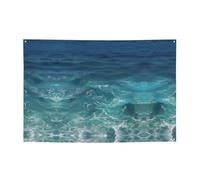 The Deep Ocean Bannière festive créant une atmosphère de 119,4 x 180,3 cm pour Noël, fêtes nocturnes, réunions entre amis