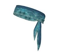 The Deep Ocean Foulard de sport pour homme et femme - Pour fitness, course à pied, yoga, transpiration
