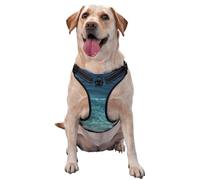 The Deep Ocean Gilet de traction imprimé XL pour animaux de compagnie à porter lors de la promenade du chien ou de l'escalade des montagnes