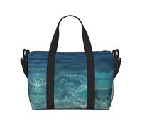 The Deep Ocean Sac à main pour femme avec imprimé océan profond, adapté pour le travail, le fitness, les voyages, sac à bandoulière tendance et polyvalent