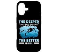 The Deeper You Go The Better It Feels Scuba Diving Coque pour iPhone 17