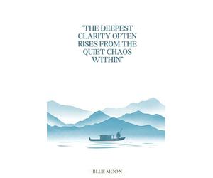 The Deepest Clarity Often Rises from the Quiet Chaos Within: Squared Notebook - 100 Pages for Thoughtful Writing: For Reflective Thinking, Notes, and Creative Exploration