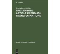 The Definite Article In English Transformations