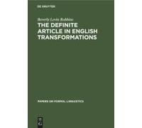 The Definite Article In English Transformations