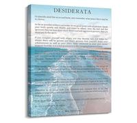 The Desiderata Poem - Complete Text Framed Wall Art, Classic Literary Print, Thoughtful Gift for Home, Office, and Counseling Spaces(Unframed,08x12inch(20x30cm))