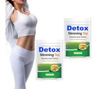 Thé Détox 21 Jours, Thés Minceur Naturels, Nettoyer, Ventre Plat(2pcs)