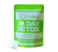 Thé détox pour perdre du poids - Thé détoxifiant pour femme - 3 g - 28 sachets - Plus d'énergie et moins de ballonnements - Cure métabolique avec feuille de lotus, moringa et thé vert pour une