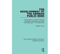 The Development Of The German Public Mind