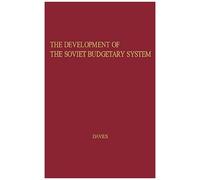 The Development Of The Soviet Budgetary System