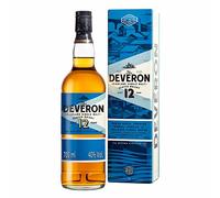 The Deveron 12 ans Highland Scotch Single Malt Whisky, 40 % vol., 70 cl, avec coffret cadeau, notes de pommes cuites, de céréales grillées et de vanille, affinage en fût de chêne, 700 ml