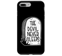 The Devil Never Sleeps Tombstone Coque pour iPhone 7 Plus/8 Plus