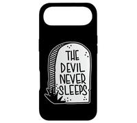 The Devil Never Sleeps Tombstone Coque pour iPhone Air