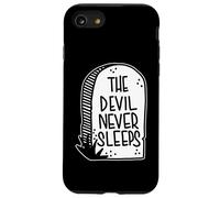 The Devil Never Sleeps Tombstone Coque pour iPhone SE (2020) / 7/8