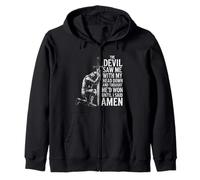 The Devil Saw Me Thought He'd Won Christian Religious Saying Sweat à Capuche