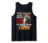 The Devil Saw Me with My Head Down and Thought He'd Won Men Débardeur