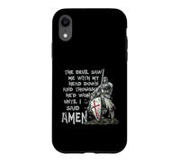 The Devil Saw Me with My Head Down Thought He'd Won Knights Coque pour iPhone XR