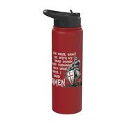 The Devil Saw Me With My Head Down Thought He'D Won Knights Stainless Steel Insulated Water Bottle