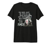 The Devil Saw Me with My Head Down Thought He'd Won Knights T-Shirt Haut de Gamme