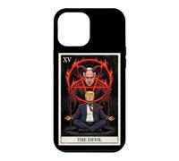 The Devil Tarot Carte Humoristique Satire Politique Halloween Coque pour iPhone 12 Pro Max