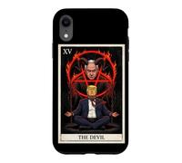 The Devil Tarot Carte Humoristique Satire Politique Halloween Coque pour iPhone XR