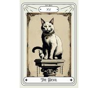 The Devil: Vintage Cat Tarot Notebook for Inspired Journaling: 22 Unique Tarot-Inspired Cat Designs for Mystical Journaling and Everyday Inspiration