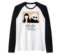 The Devil Wears Prada Miranda and Andrea Title Logo Manche Raglan