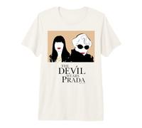 The Devil Wears Prada Miranda and Andrea Title Logo T-Shirt Haut de Gamme
