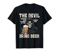 The Devil Whispered to Me I Whisper Back Apportez de la bière en Cadeau T-Shirt