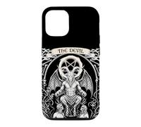The Devil XV Carte de Tarot Gothique Occulte Halloween Coque pour iPhone 12/12 Pro