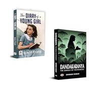The Diary of a Young Girl + Dandakaranya: the Jungle of Matriarchy | Anne Frank Diary| Dandakaranya Book| Feminist Fiction India| Matriarchal Society| Women Empowerment Stories| Mythological Fiction|