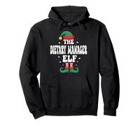 The Dietary Manager Elf Funny Christmas Matching Family Sweat à Capuche