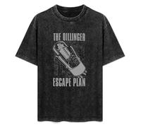 The Dillinger Escape Plan Transistor Men and Women Vintage Washed Short Sleeve T-Shirt Streetwear Loose Casual Size L