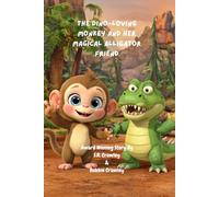 The Dino-Loving Monkey and Her Magical Alligator Friend