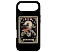 The Dirty Girl Carte de Tarot 4 Roues Motif Squelette sorcière Lune Coque pour iPhone Air