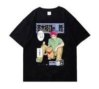 The Disastrous Life of Saiki K T-Shirts Kusuo Saiki Short Sleeves Top Summer O-Neck Loose Pullover Saiki Saiki Pattern Anime T-Shirt for Otaku