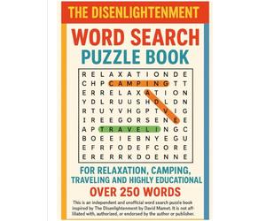 the disenlightenment word search puzzle book: puzzle for relaxation,camping, traveling and highly educational over 250 words a word search puzzle to ... reading the disenlightenment by David mamet