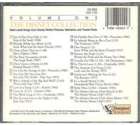 The Disney Collection, Volume One (Best-Loved Songs from Disney Motion Pictures, Television, and Theme Parks) by Disney (1990-10-25)