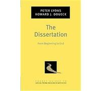 The Dissertation, Pocket Guides to Social Work Research Methods Howard J. Doueck, Peter Lyons (Auteur)