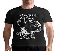 The Distillers Mans Funny Short Sleeve T Shirt Funny Cotton Tee Gift Men Funny472 Black S