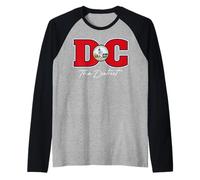 The District of Washington DC Vacation Souvenir Capital des États-Unis Manche Raglan