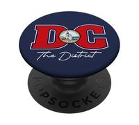 The District of Washington DC Vacation Souvenir Capital des États-Unis PopSockets PopGrip Adhésif